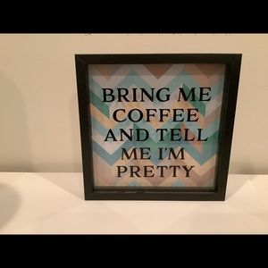 Quote wall decor